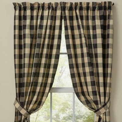 Wicklow Black Panels - 63" Set/2