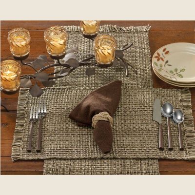 Tweed Espresso Placemats, Set/4