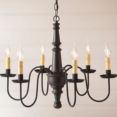 Harrison Chandelier in Americana Colors