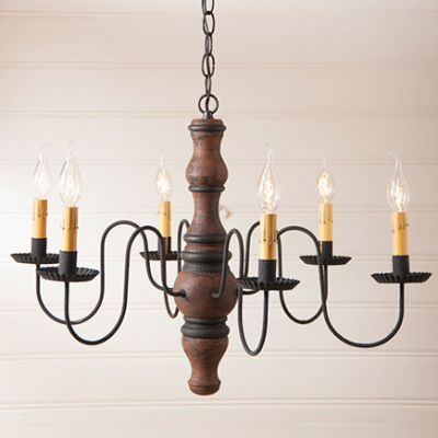 Gettysburg Chandelier in Hartford Colors