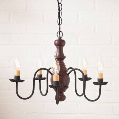 Lancaster Chandelier in Americana Colors
