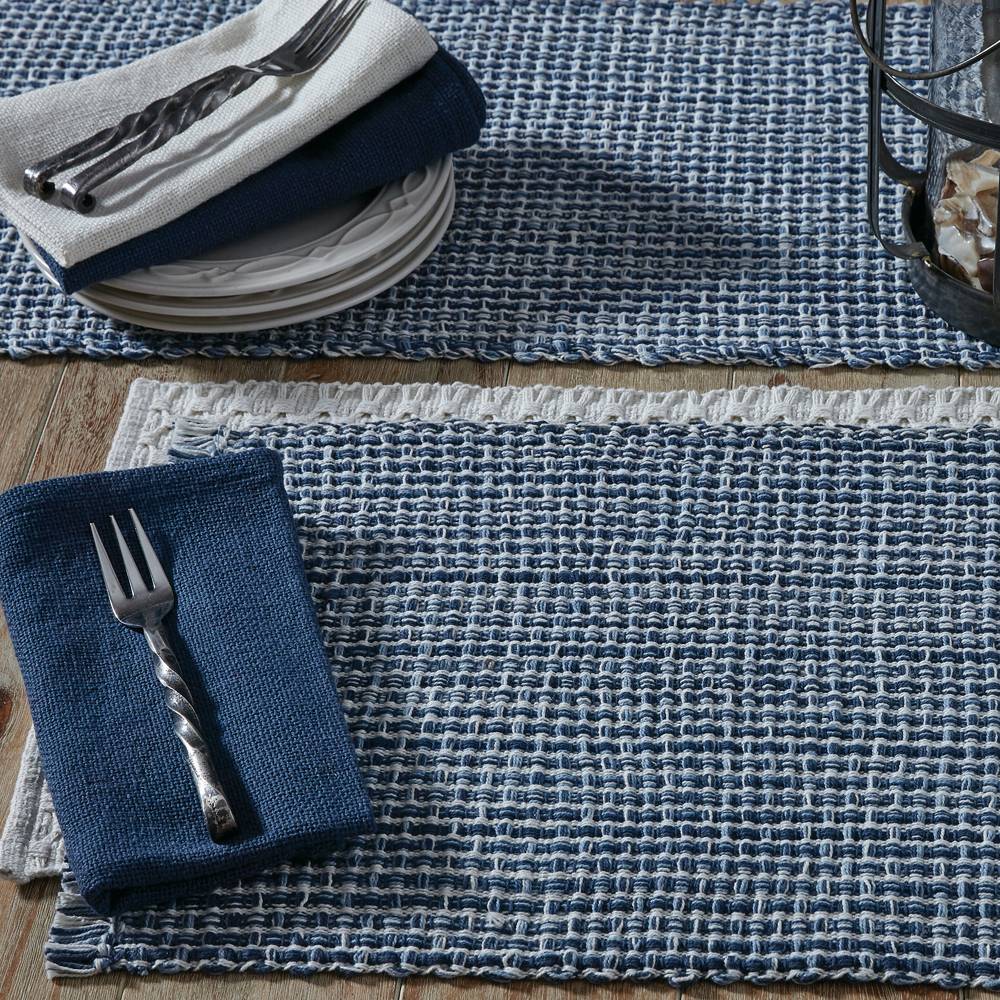 Tweed Denim Placemats, Set/4