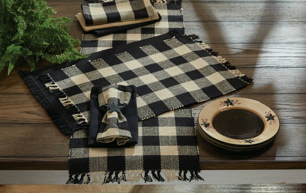 Wicklow Black Placemats, Set/4 - Image 2