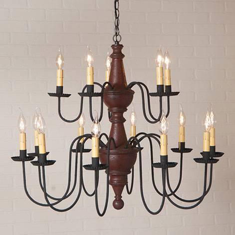 Harrison Two Tier Chandelier in Americana Colors - Image 2
