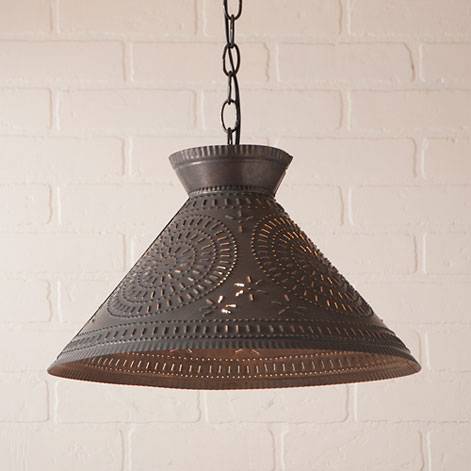 Roosevelt Shade Light with Chisel Design