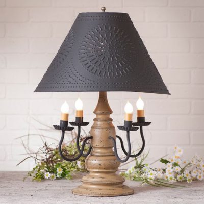 Harrison Lamp w/ Shade in Americana Colors