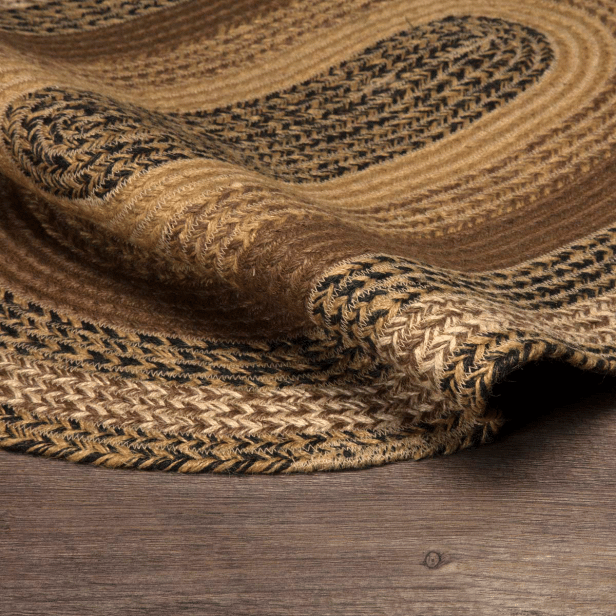 Country Style Braided Jute Rugs - Kettle Grove