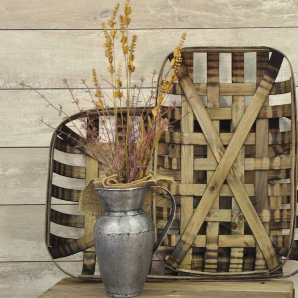 Small Tobacco Baskets S/2 Piper Classics