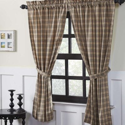 Sawyer Mill Charcoal Plaid Panels - Set/2