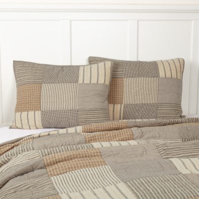 sawyer mill charcoal shams farmhouse pillow cover