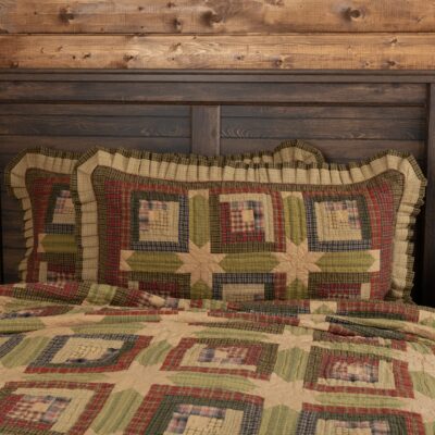 tea cabin sham farmhouse pillow cover