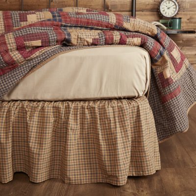 millsboro bed skirt farmhouse bed skirt