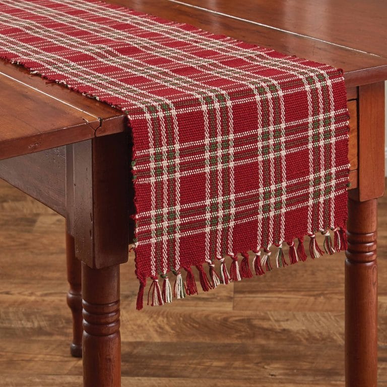 Merry Christmas Yarn Table Runner 36" Piper Classics