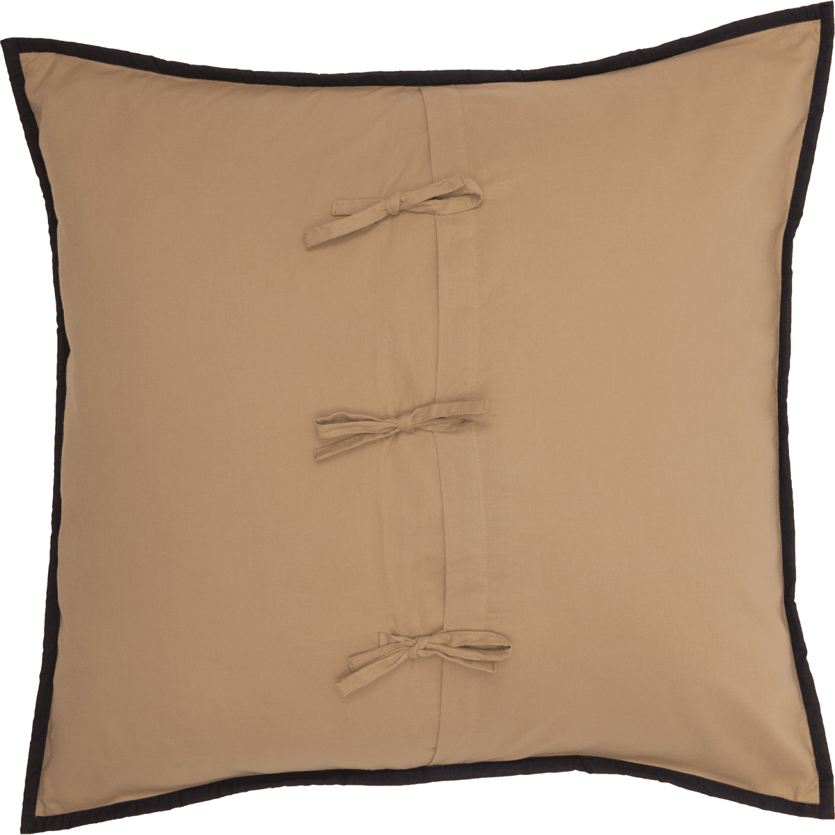 Black Check Star Quilted Euro Sham - Image 3