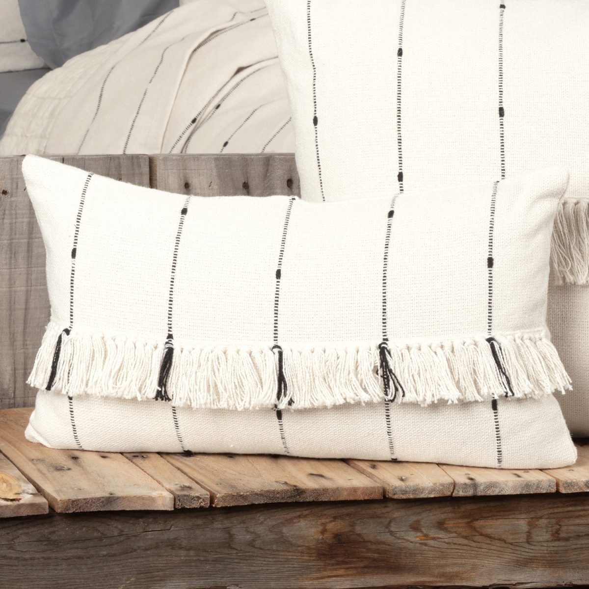 Farmcloth Stripe 12 X 20 Pillow Cover Piper Classics