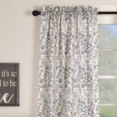 doylestown floral drapes set of two farmhouse window panels