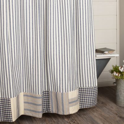 Doylestown Patch Border Shower Curtain