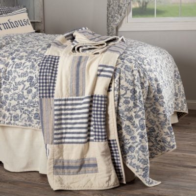 doylestown quilted throw farmhouse blanket
