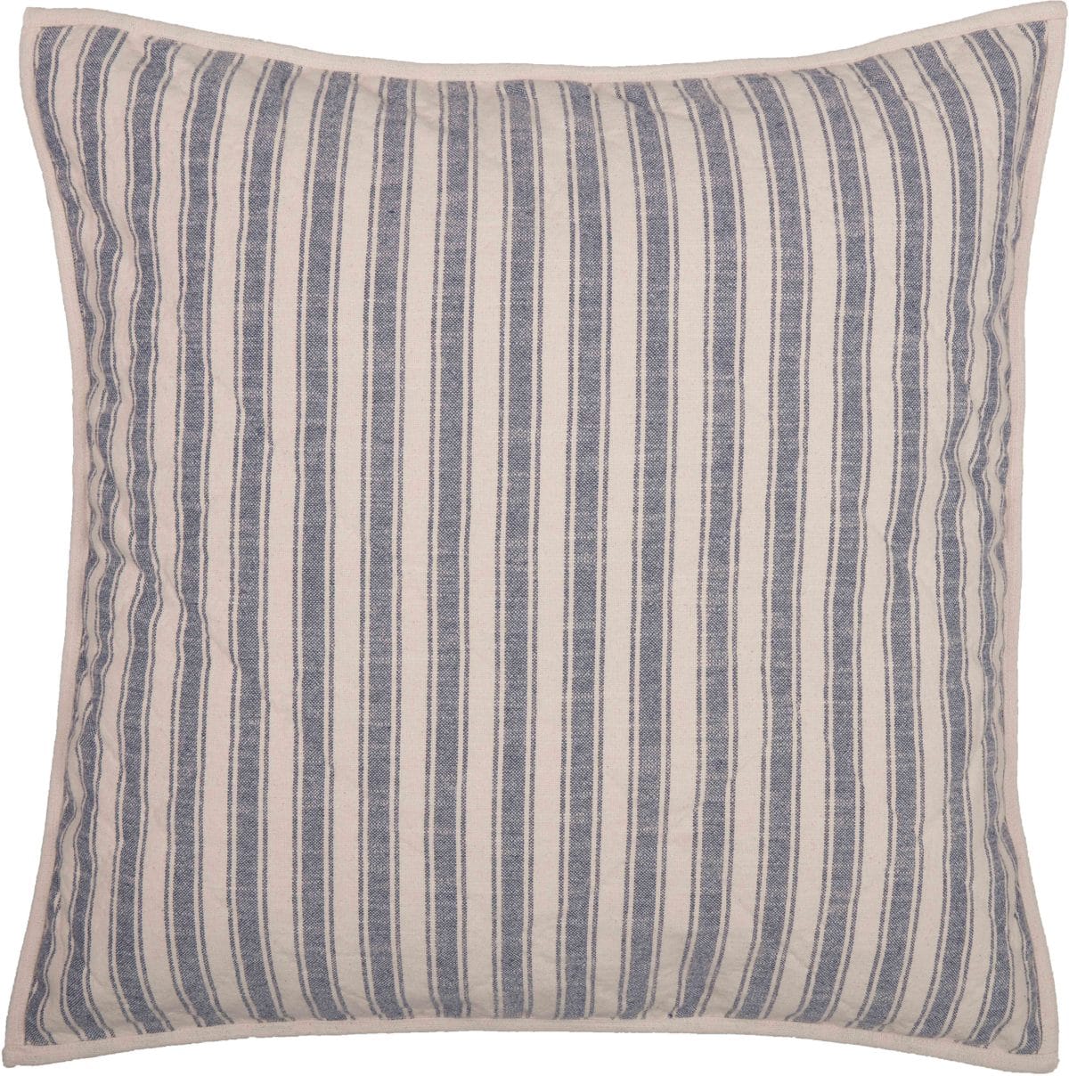 Market Place Blue Quilted Euro Sham Piper Classics