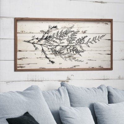 Chippy Branches Wooden Sign