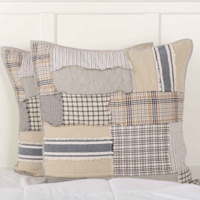 mill creek quilted euro sham farmhouse pillow cover