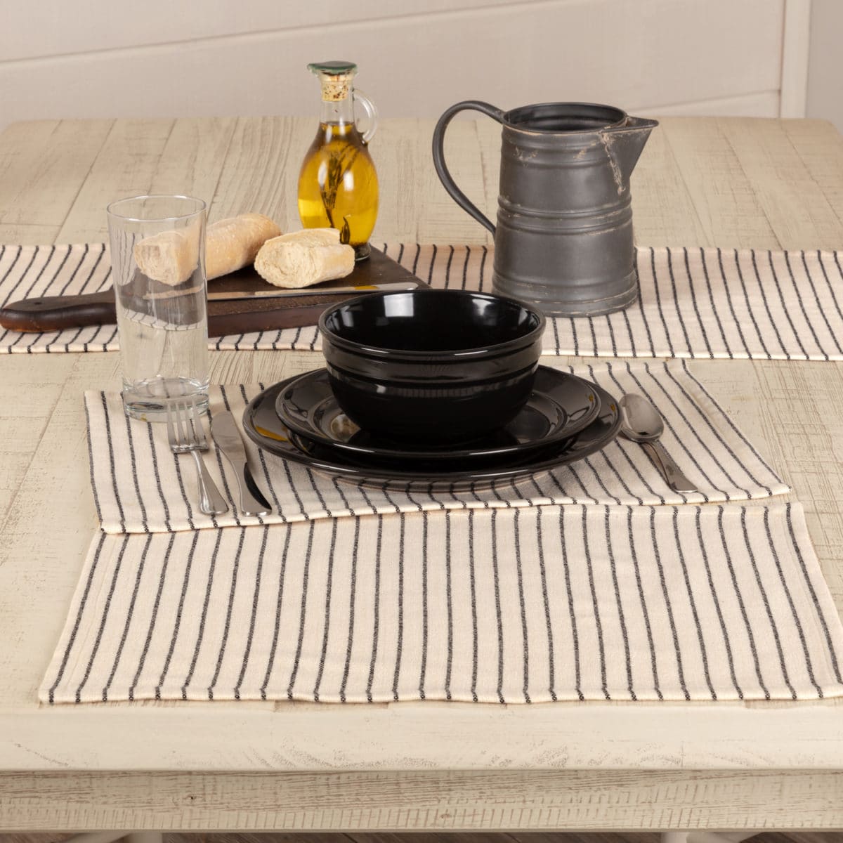 AQUA STRIPE Placemats PK 12 AQUA STRIPE Placemats PK 12