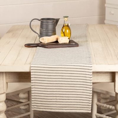 Katie's Vintage Stripe Table Runner - 36"