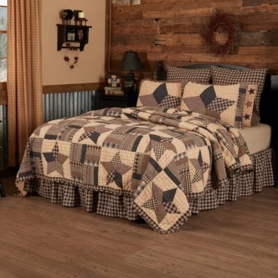 bingham star quilted bedding farmhouse bed covers