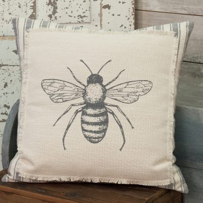 Sketched Bee 18" x 18" Pillow Cover