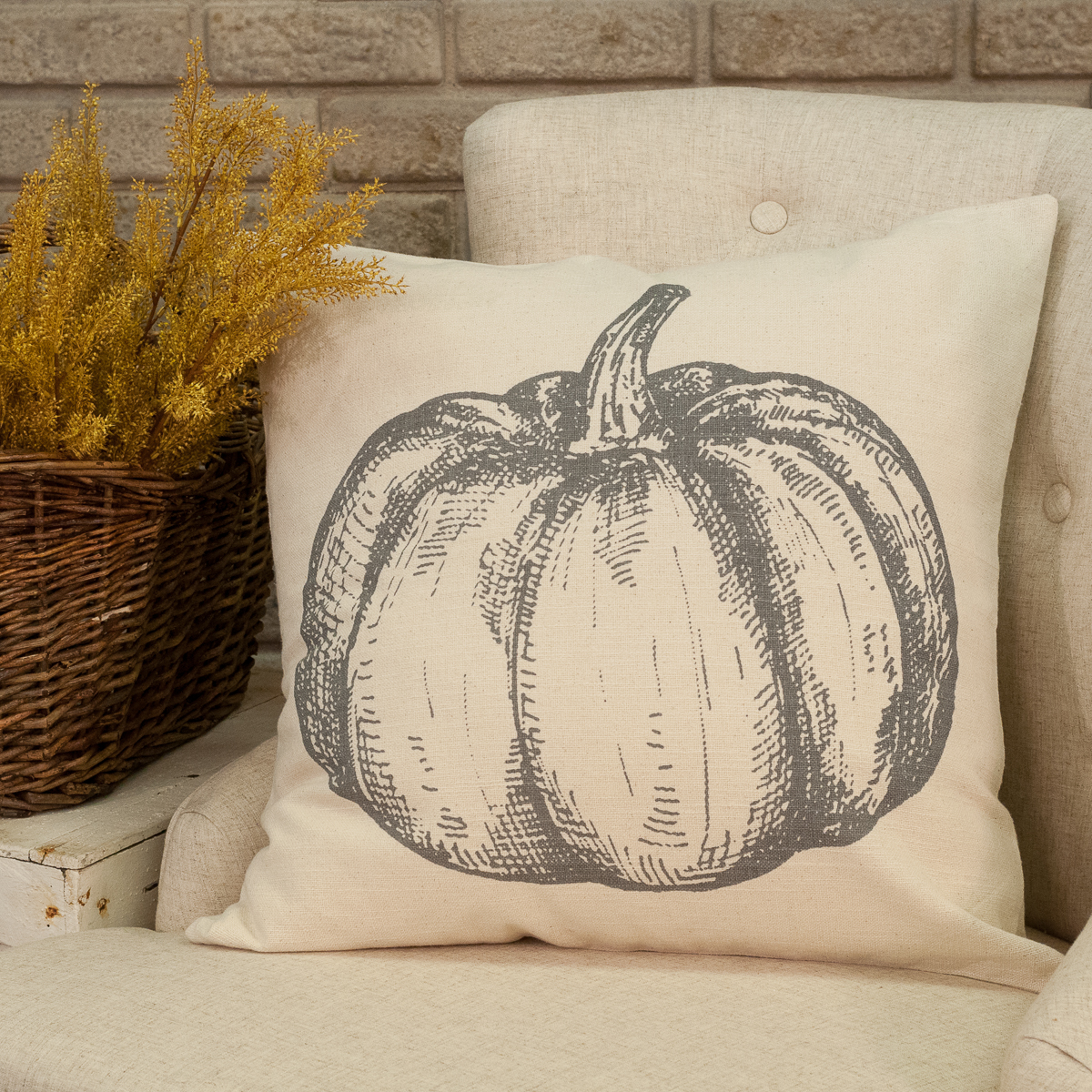 pumpkin pillow covers