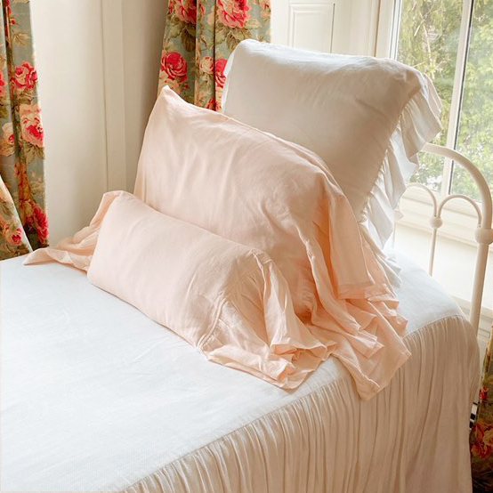Annabelle Antique White Ruffled 