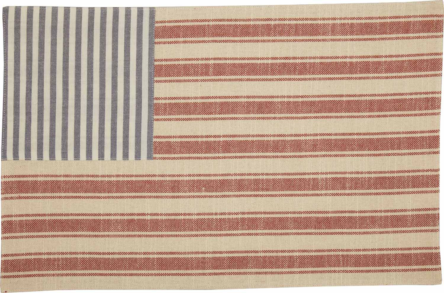 Market Place Red Flag Placemat - Set/4 - Image 3