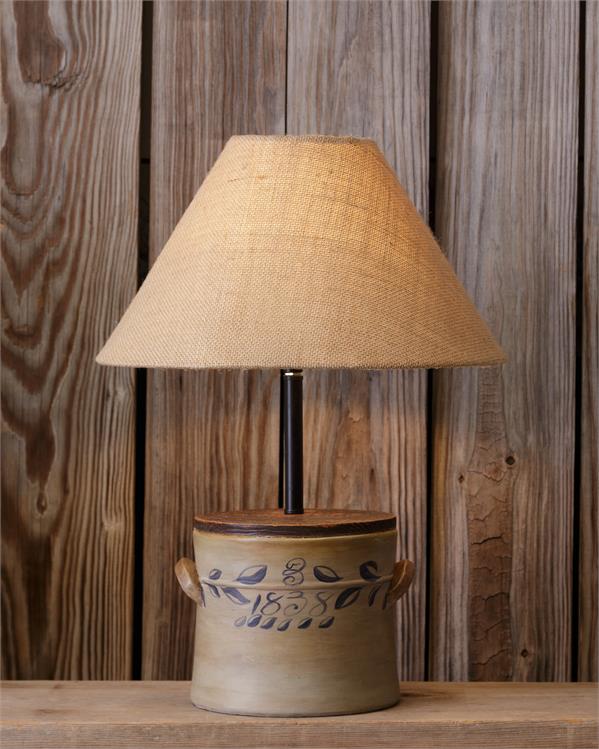Crock Lamp w/ Shade Piper Classics