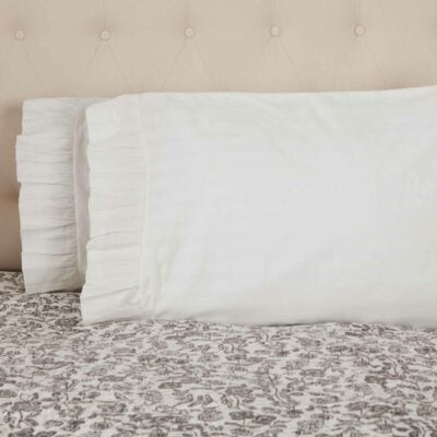 emily king pillow case set farmhouse pillow cover set