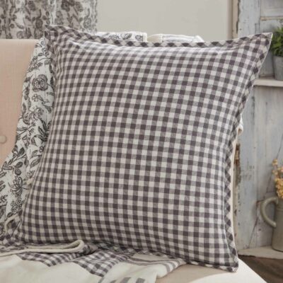 Gray Gables Check 20" x 20" Pillow Cover