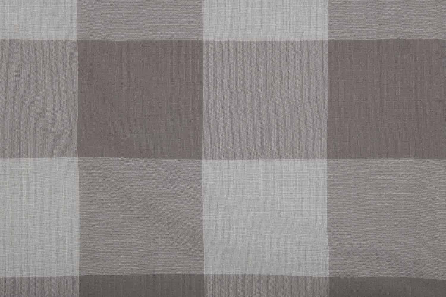 Madison Check Gray Sheer Drapes - 96" Set/2 - Image 4