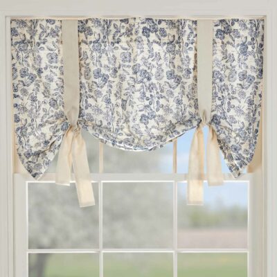 doylestown floral roman valance farmhouse window topper