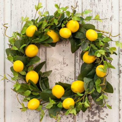Lemon & Foliage Wreath