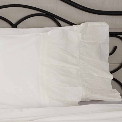 elizabeth ruffled sham farmhouse pillow cover