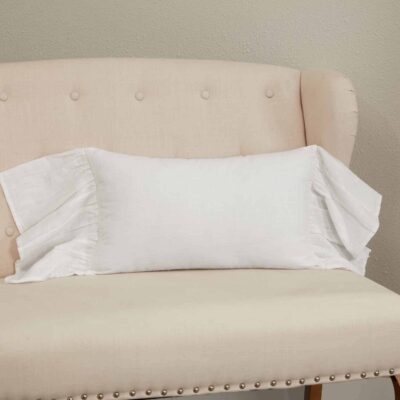 Elizabeth Ruffled 12" x 20" Pillow Cover