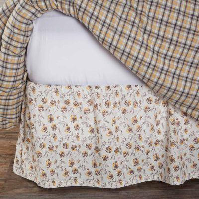 morning meadow floral bed skirt california king farmhouse king bed skirt