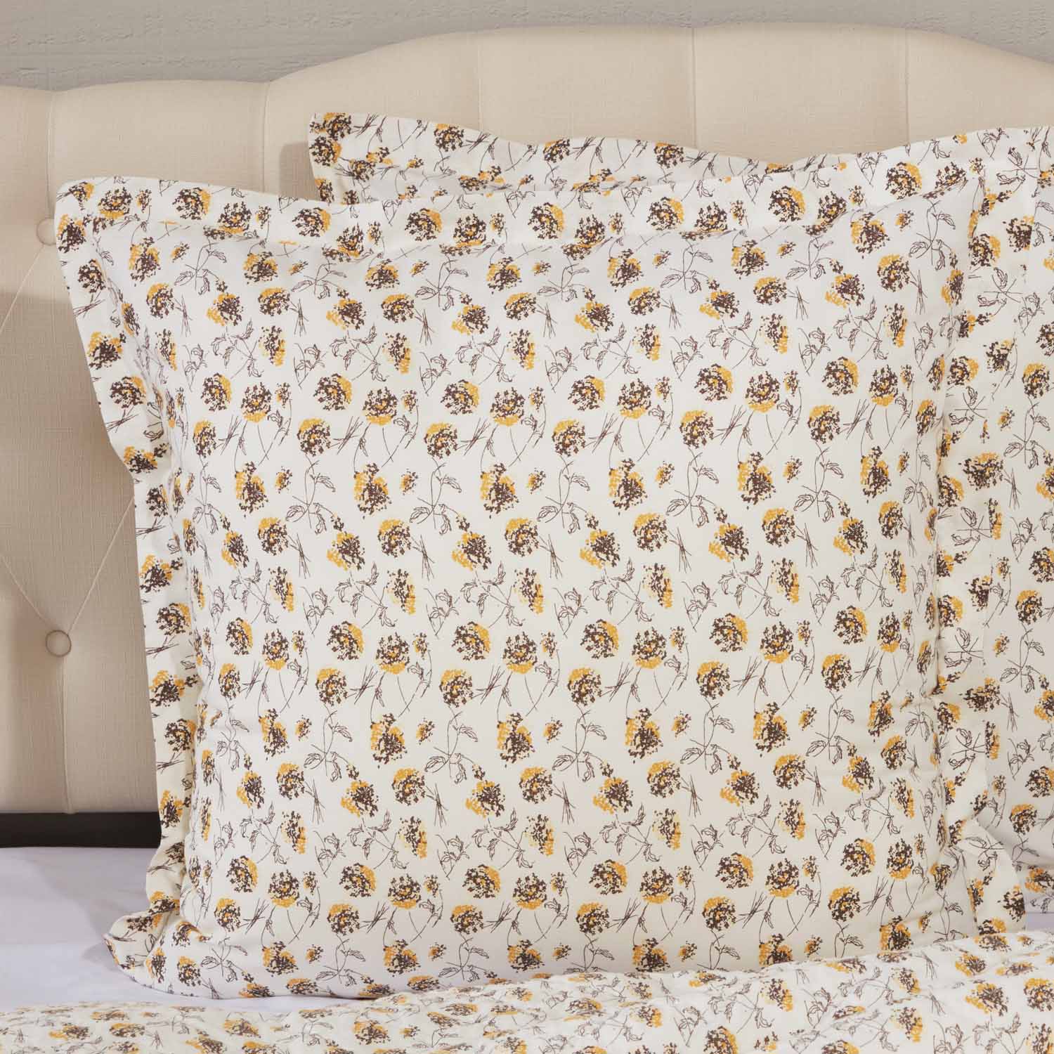 Morning Meadow Floral Euro Sham