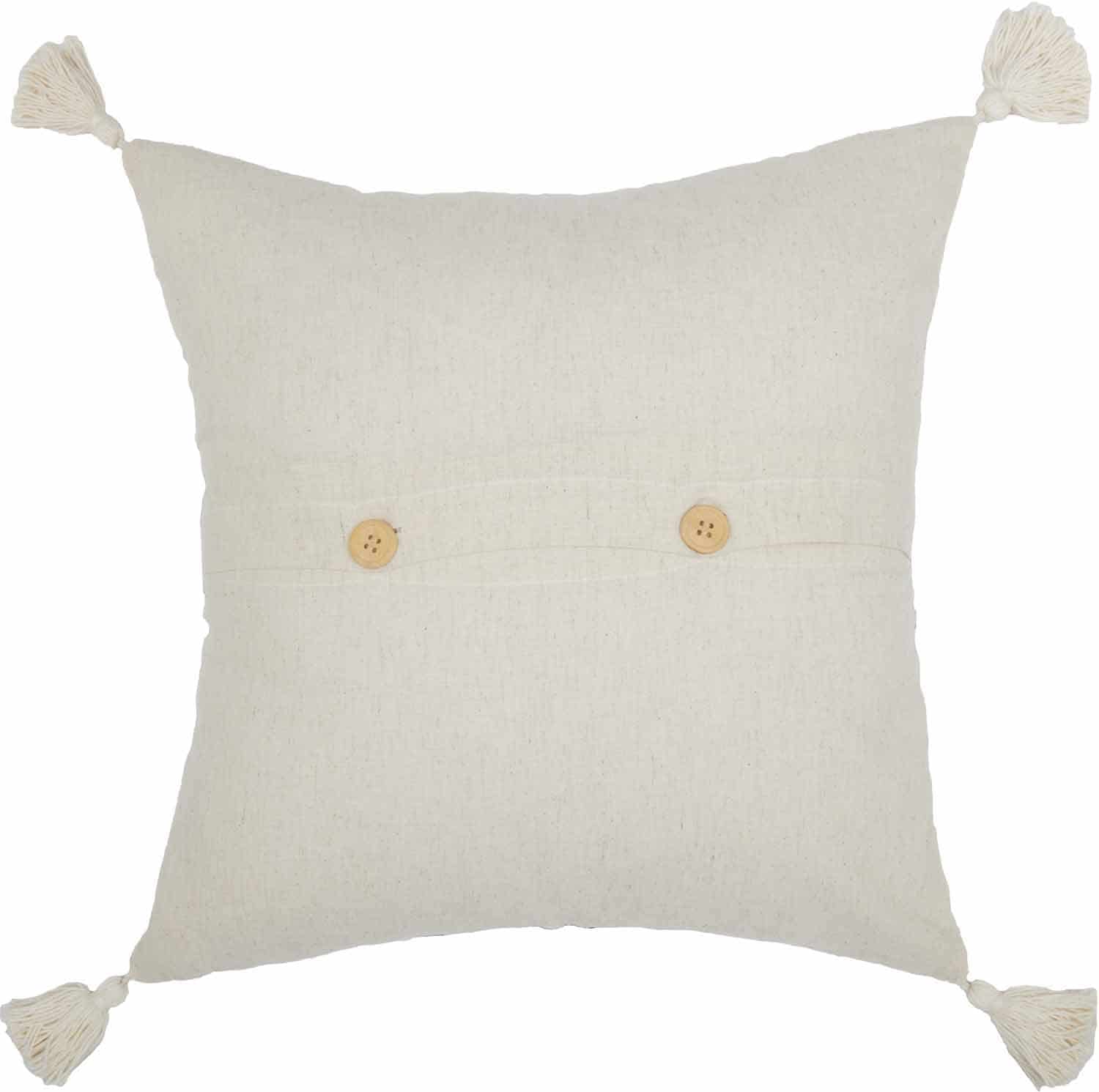 Flax and Lace 20" x 20" Pillow Cover - Image 2