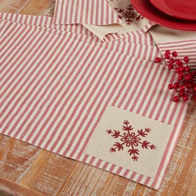 Market Place Natural Snowflake Placemat, Set/4