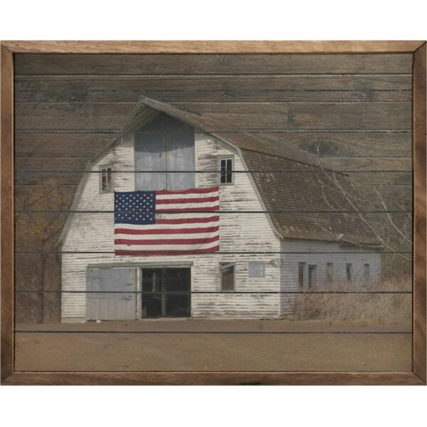 Americana White Barn Wooden Sign Piper Classics