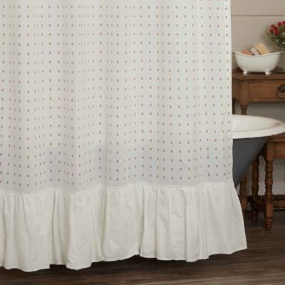 Abigail Ruffled Shower Curtain