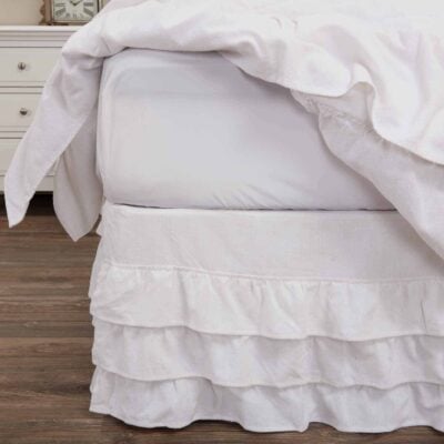 serenity bed skirt california king farmhouse king bed skirt