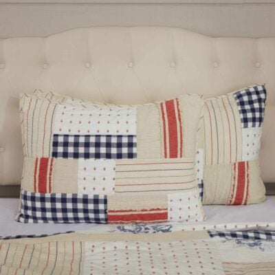 betsy quilted sham farmhouse quilted pillow cover