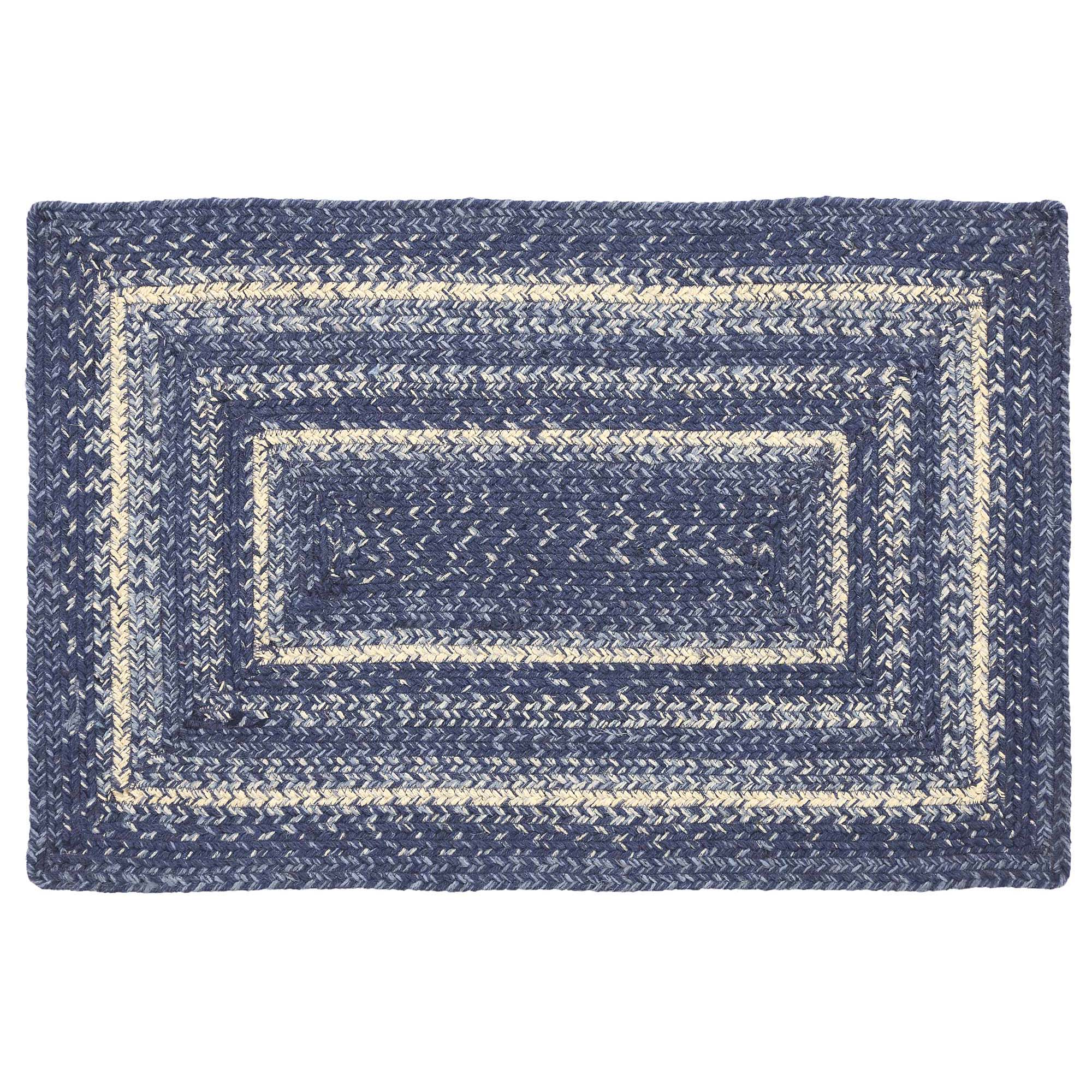 Great Falls Blue Jute Rugs With Pad - Image 18