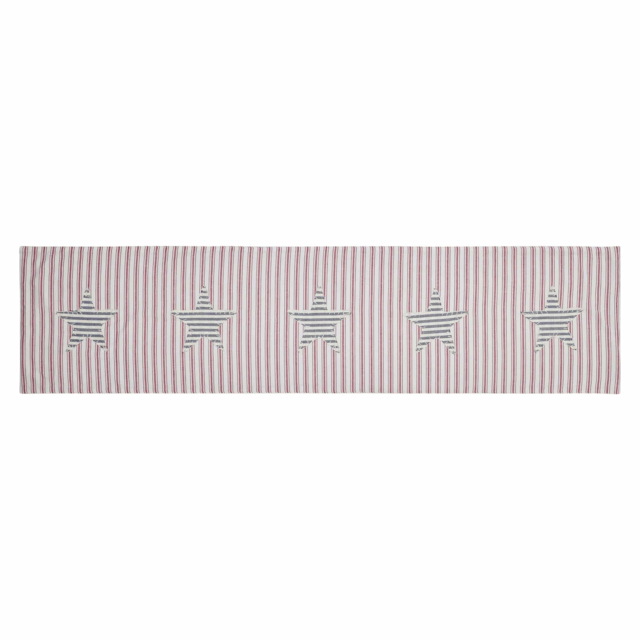 Timeless Ticking Red Star Table Runner - 36" - Image 3